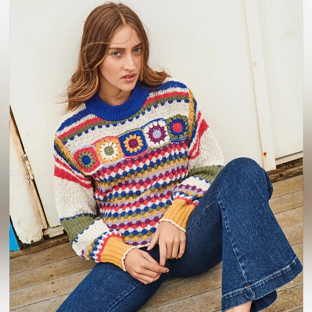 Crochet knit sweater!!! - Picture 4 of 13